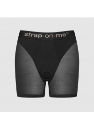 Трусики-шорты для фиксации насадок Strap-on-me Harness Lingerie Halo - size XS - Strap-on-me - купить с доставкой в Дзержинске