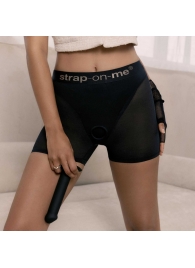 Трусики-шорты для фиксации насадок Strap-on-me Harness Lingerie Halo - size L - Strap-on-me - купить с доставкой в Дзержинске