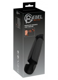 Черный вибромастурбатор с трехточечной стимуляцией Penis Trainer with 3 Point Stimulation - Orion - в Дзержинске купить с доставкой