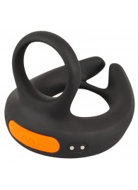 Черный вибростимулятор мошонки RC Scrotum Stimulator with Vibration - Orion - в Дзержинске купить с доставкой