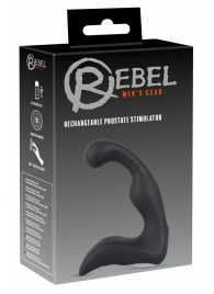 Черный перезаряжаемый стимулятор простаты с вибрацией - 14,6 см. - Orion - в Дзержинске купить с доставкой