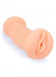 Телесный двусторонний мастурбатор с вибропулей и эрекционными кольцами в комплекте - Sexy Girl - в Дзержинске купить с доставкой