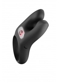 Черное эрекционное виброкольцо Nos - Fun Factory - в Дзержинске купить с доставкой