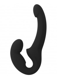 Черный безремневой страпон Share Lite - Fun Factory - купить с доставкой в Дзержинске