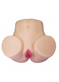 Телесный мастурбатор Julia с 2 любовными каналами - Baile - в Дзержинске купить с доставкой