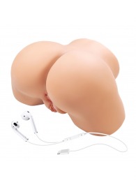 Телесный мастурбатор Olivia с 2 любовными отверстиями - Baile - в Дзержинске купить с доставкой