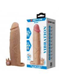 Телесная насадка на пенис Xerxes - 22 см. - Baile - в Дзержинске купить с доставкой