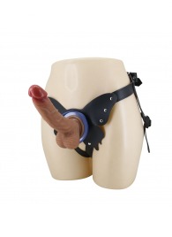 Поясной страпон Wells: трусики в форме бабочки и фаллоимитатор-насадка - Baile - купить с доставкой в Дзержинске