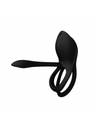 Черное эрекционное виброкольцо Bayek с пультом ДУ - Zalo - в Дзержинске купить с доставкой