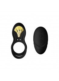 Черное эрекционное виброкольцо Bayek с пультом ДУ - Zalo - в Дзержинске купить с доставкой