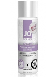 Лубрикант на водной основе для женщин JO AGAPE LUBRICANT ORIGINAL - 60 мл. - System JO - купить с доставкой в Дзержинске