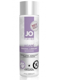 Женский лубрикант на водной основе JO AGAPE LUBRICANT ORIGINAL - 120 мл. - System JO - купить с доставкой в Дзержинске