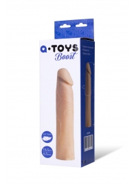 Реалистичная насадка с ярко выраженной головкой - 16,5 см. - A-toys - в Дзержинске купить с доставкой