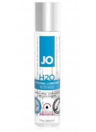 Возбуждающий лубрикант на водной основе JO Personal Lubricant H2O Warming - 30 мл. - System JO - купить с доставкой в Дзержинске