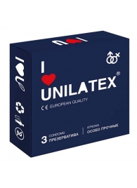 Ультрапрочные презервативы Unilatex Extra Strong - 3 шт. - Unilatex - купить с доставкой в Дзержинске