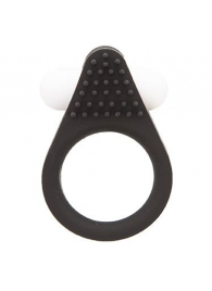 Чёрное эрекционное кольцо LIT-UP SILICONE STIMU RING 1 BLACK - Dream Toys - в Дзержинске купить с доставкой