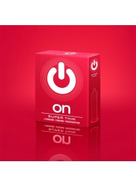 Супертонкие презервативы ON) Super Thin - 3 шт. - ON) - купить с доставкой в Дзержинске