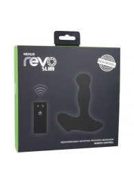 Чёрный перезаряжаемый массажёр предстательной железы NEXUS Revo Slim - Nexus Range - в Дзержинске купить с доставкой