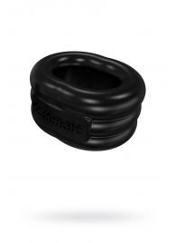 Чёрное эрекционное виброкольцо Stretch - Bathmate - в Дзержинске купить с доставкой