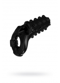 Чёрное эрекционное виброкольцо Tickle - Bathmate - в Дзержинске купить с доставкой