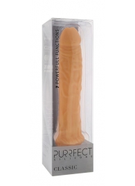 Телесный вибратор-реалистик PURRFECT SILICONE CLASSIC 8.5INCH - 21,5 см. - Dream Toys