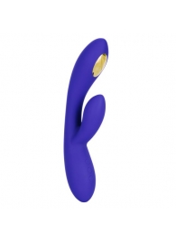 Фиолетовый вибратор с функцией электростимуляции Intimate E-Stimulator Dual Wand - 21,5 см. - California Exotic Novelties - купить с доставкой в Дзержинске