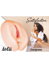 Мастурбатор с 2 тоннелями Satisfaction Gorgeous - Lola Games - в Дзержинске купить с доставкой