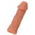 Телесная реалистичная насадка KOKOS Extreme Sleeve 05 с дополнительной стимуляцией - 12,7 см. - KOKOS - в Дзержинске купить с доставкой