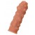 Телесная реалистичная насадка KOKOS Extreme Sleeve 11 с дополнительной стимуляцией - 12,7 см. - KOKOS - в Дзержинске купить с доставкой