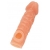 Телесная закрытая насадка с шершавой головкой Cock Sleeve Size L - 17,6 см. - KOKOS - в Дзержинске купить с доставкой