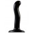 Черный фаллоимитатор-насадка Strap-On-Me P G spot Dildo size S - 16,4 см. - Strap-on-me - купить с доставкой в Дзержинске