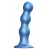 Голубая насадка Strap-On-Me Dildo Plug Balls size S - Strap-on-me - купить с доставкой в Дзержинске