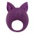 Фиолетовое перезаряжаемое эрекционное кольцо Kitten Kiki - Lola Games - в Дзержинске купить с доставкой