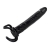 Чёрная насадка-фаллос для двойного проникновения INFLATABLE DILDO SLIM DONG  - 13,5 см. - Toyz4lovers - в Дзержинске купить с доставкой