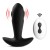 Черный массажер простаты с вибрацией, эффектом маятника и пультом ДУ - Secwell - в Дзержинске купить с доставкой