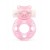 Розовое эрекционное виброкольцо в форме мишки - 1137 - в Дзержинске купить с доставкой