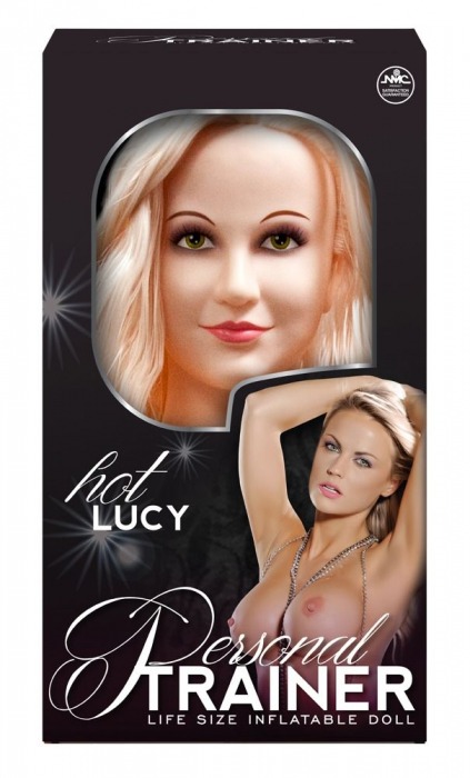 Надувная кукла с вибрацией и 2 любовными отверстиями Hot Lucy Lifesize Love Doll - NMC - в Дзержинске купить с доставкой