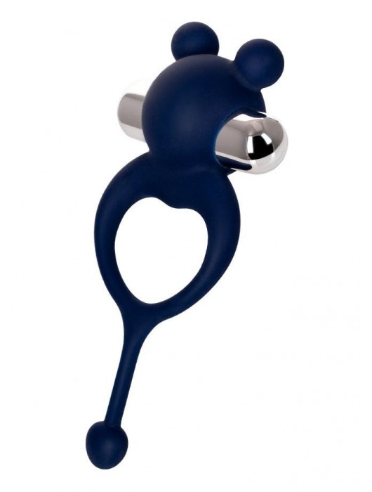 Синее виброкольцо с хвостиком JOS MICKEY - JOS - в Дзержинске купить с доставкой