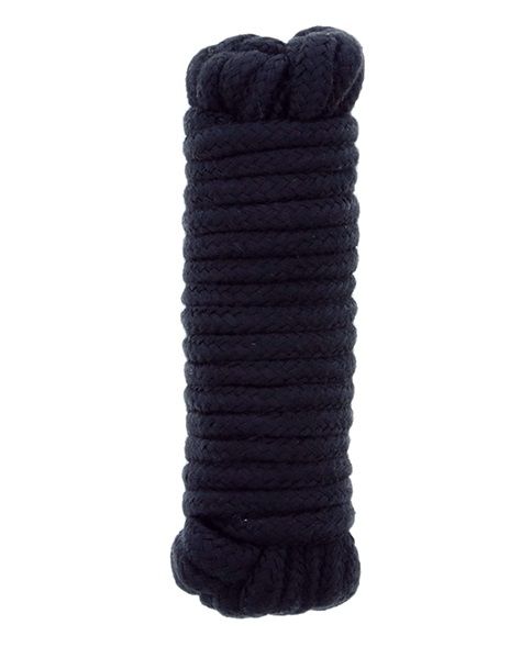 Чёрная веревка для связывания BONDX LOVE ROPE - 5 м. - Dream Toys - купить с доставкой в Дзержинске