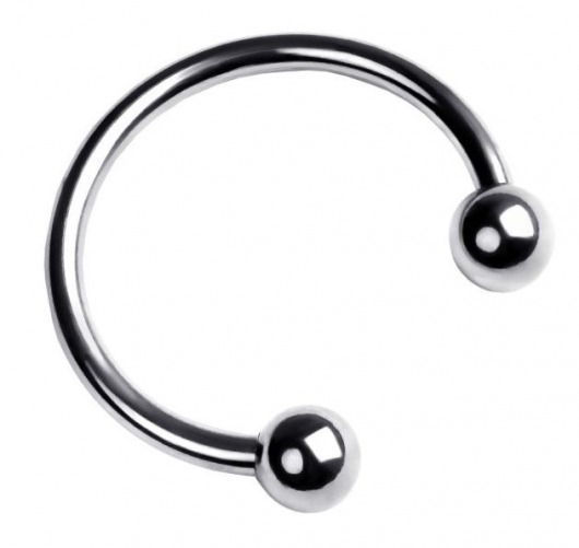 Серебристая подкова на головку пениса - ToyFa - купить с доставкой в Дзержинске