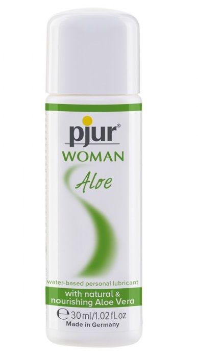 Лубрикант на водной основе pjur WOMAN Aloe - 30 мл. - Pjur - купить с доставкой в Дзержинске