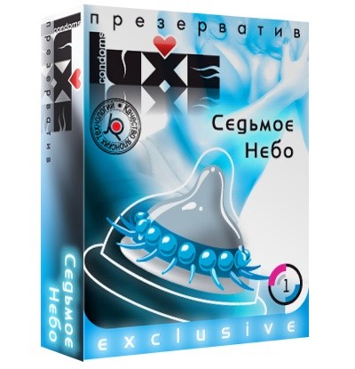 Презерватив LUXE  Exclusive  Седьмое небо  - 1 шт. - Luxe - купить с доставкой в Дзержинске