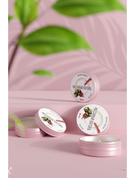 Массажная свеча «Массажный коктейль» с ароматом пина колады - 30 мл. - ToyFa - купить с доставкой в Дзержинске