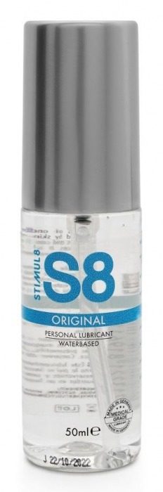 Универсальный лубрикант на водной осноdе S8 Original Lube - 50 мл. - Stimul8 - купить с доставкой в Дзержинске