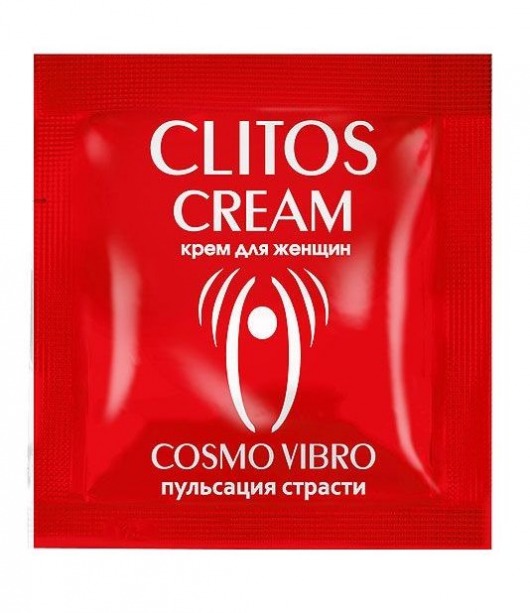Пробник возбуждающего крема для женщин Clitos Cream - 1,5 гр. - Биоритм - купить с доставкой в Дзержинске