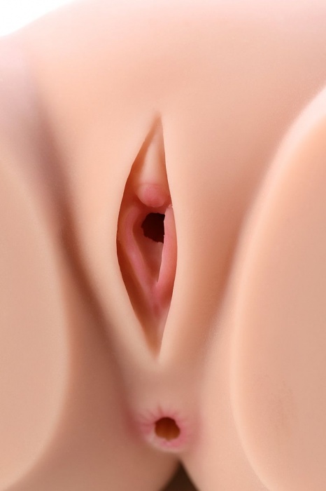 Мастурбатор-полуторс Cherry с вибрацией и двумя любовными тоннелями - KOKOS - в Дзержинске купить с доставкой