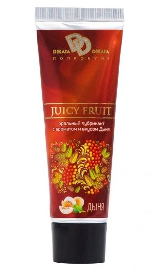 Интимный съедобный лубрикант JUICY FRUIT с ароматом дыни - 30 мл. - БиоМед - купить с доставкой в Дзержинске