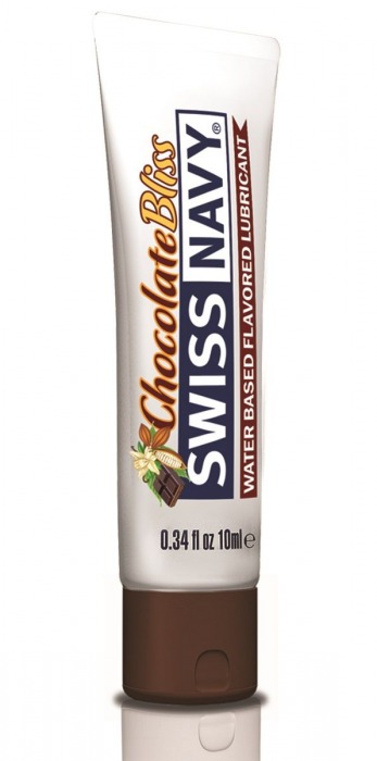 Лубрикант с ароматом шоколада Swiss Navy Chocolate Bliss Lube - 10 мл. - Swiss navy - купить с доставкой в Дзержинске