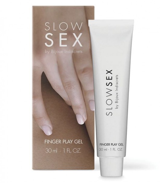 Гель для мастурбации с ароматом кокоса Slow Sex Finger Play Gel - 30 мл. - Bijoux Indiscrets - купить с доставкой в Дзержинске