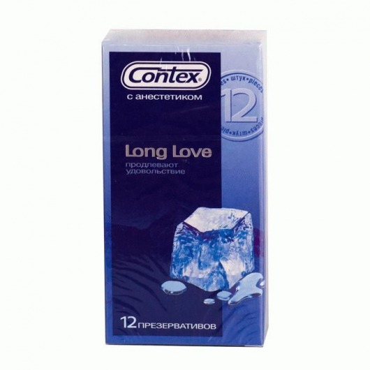 Презервативы с продлевающей смазкой Contex Long Love - 12 шт. - Contex - купить с доставкой в Дзержинске